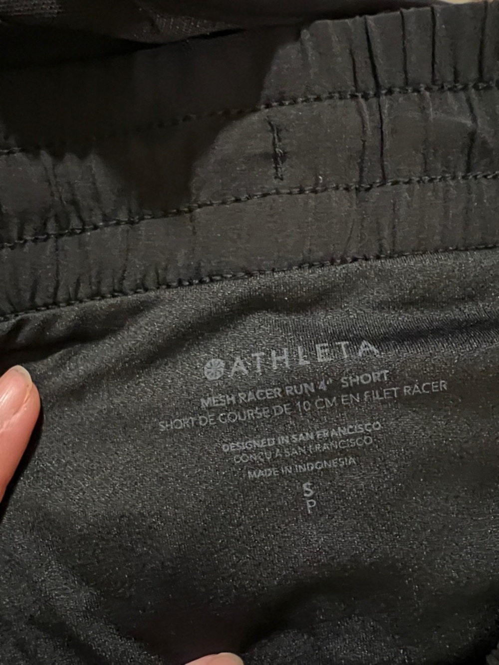 ATHLETA MESH RACER RUN 4” SHORT - Picture 3 of 3